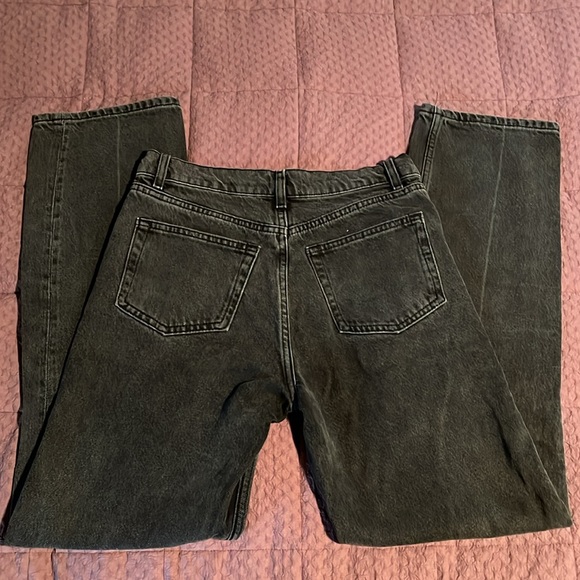 Reformation High-Rise Wide-Leg Jeans | Black | Size 28 - Picture 5 of 5